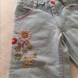 Size 5 girl's European SHILAV denim pants.
